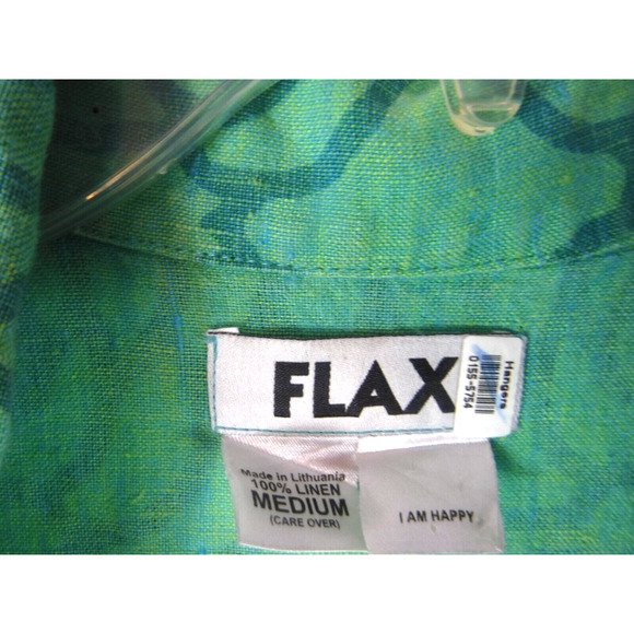 FLAX Jacket, Ankle Pants & 2 Tops Outfit Set 100% Linen Lagenlook size M Womens - Picture 4 of 16